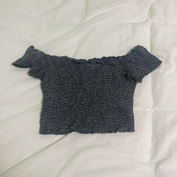 Off the shoulder ruched crop top - Picture 1 of 2